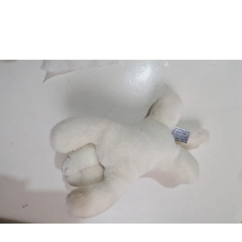 Chosun Just Friends White Plush Kitten Cat Red Plaid Bow Stuffed Animal 10 Inch‎